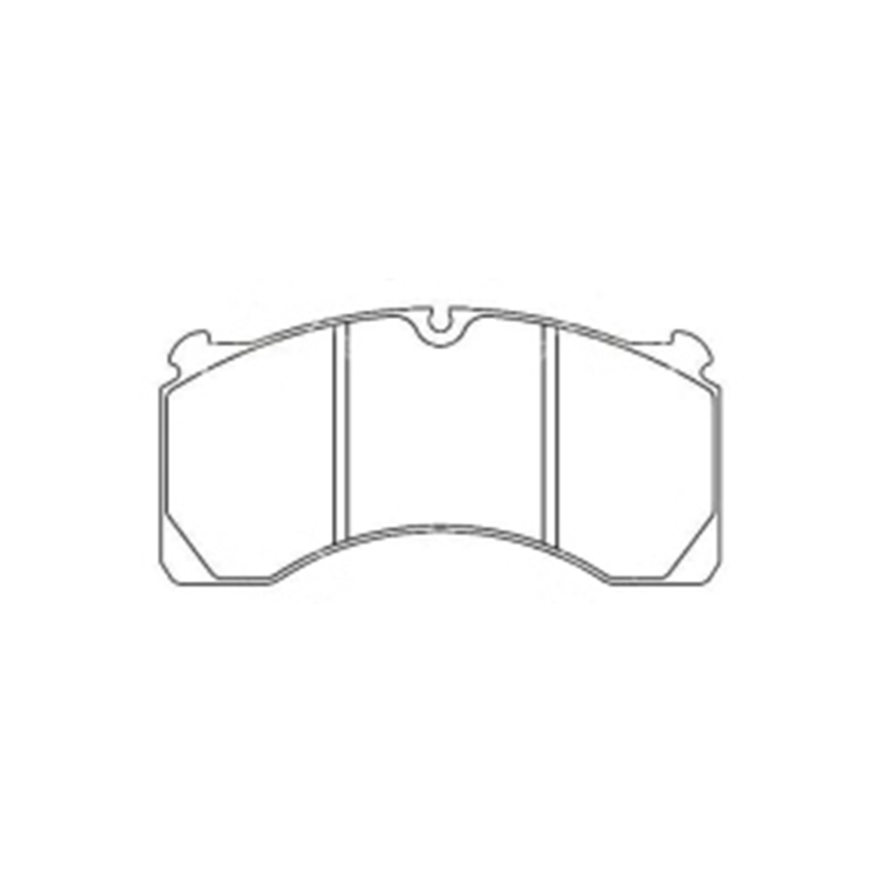 29124 Brake Pad Truck Fiction materiaali